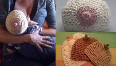 Que diriez-vous de mettre ces jolis bonnets à vos bébés (allaités de préférence) ? ;-)