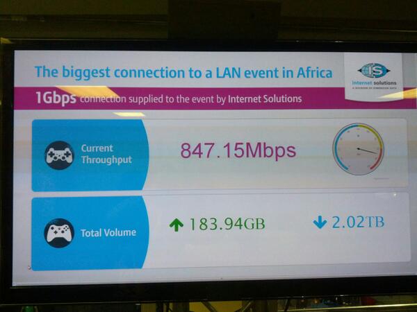 Gamers (and media) smoking <a href="/is_global/">IS Global Services</a>'s fibre pipe at rAge: