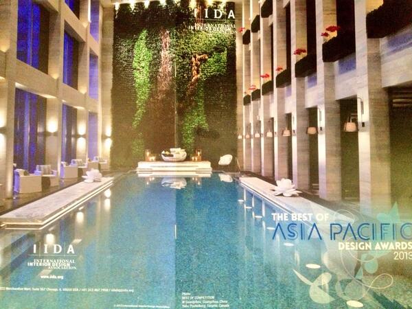 CherylDurst's tweet photo. Congrats to @YABU_PUSHELBERG-Best of Competition winner #IIDA_HQ Asia Pacific Design Awards for W Guangzhou. http://t.co/Kdeau2tY55