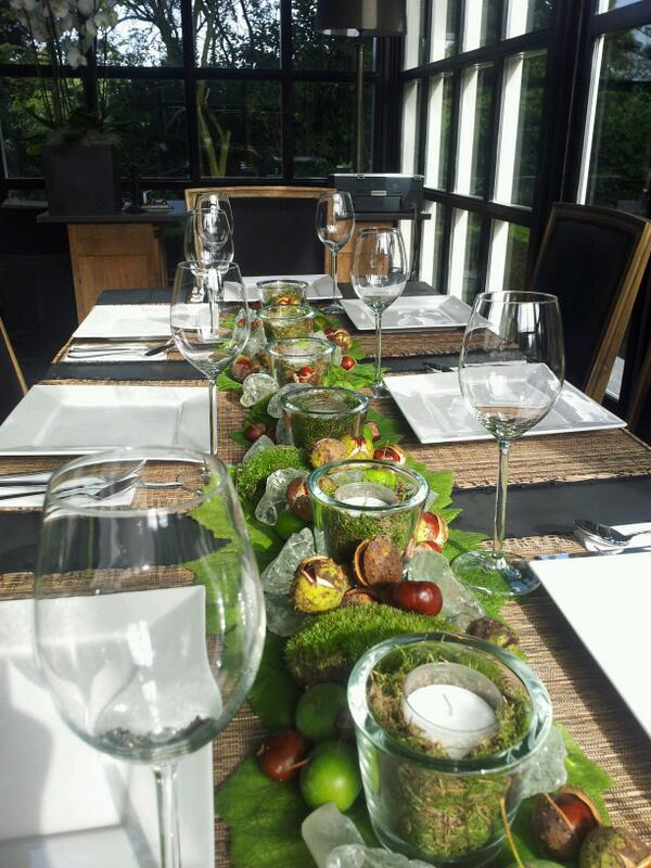 Vandaag Masterclass met lunch op landgoed Schoonderbeek o.l.v. Gert. Het beleven van het begin van de herfst