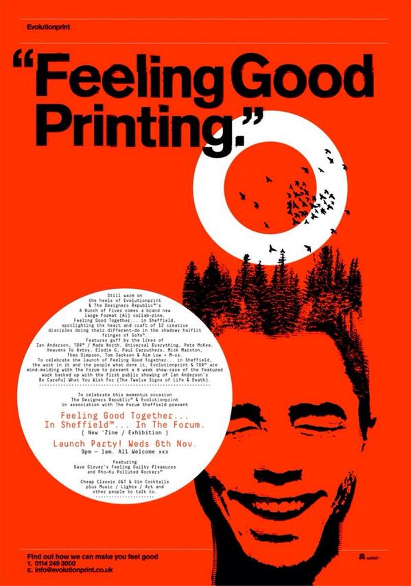 Evolutionprint's tweet photo. 6th November. Please put in diary. More to follow.....#feelinggoodtogether http://t.co/lh9Pie6TNs