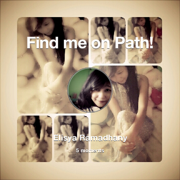 elis_lisya's tweet photo. Find me on #Path now! Go to: http://t.co/g60fLEhUhZ! #thepersonalnetwork http://t.co/0MWQvPO77N
