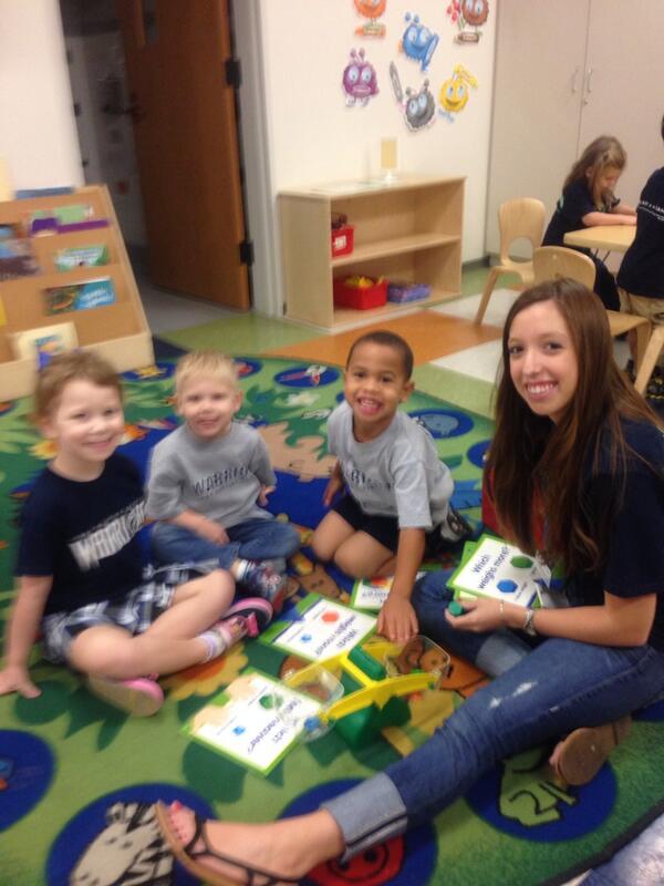 AnneSilburn's tweet photo. PreK3 Zebras learning about weights and measurements http://t.co/RwGmmOsxH8