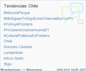PrensaProgre's tweet photo. Ya somos TT con #Marco4Porque ! Sigan enviándonos sus razones para apoyar a @marcoporchile ! Somos 1era tendencia! http://t.co/rQhf4tj29h