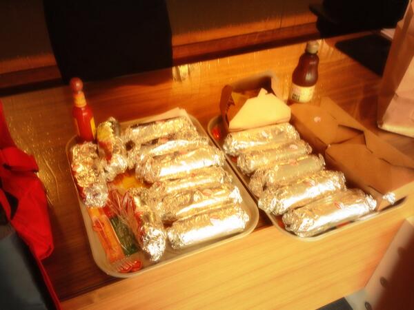 Reminiscing about #burritofriday?Who would be interested in Burrito delivery from our Merry Hill shop to campus?