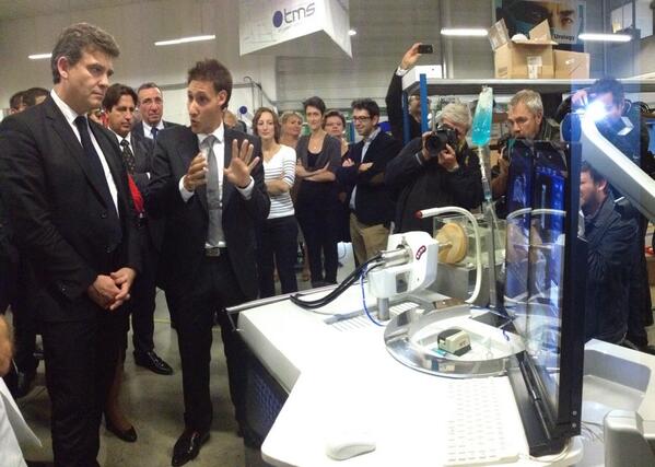 montebourg's tweet photo. Le cancer de la prostate soigné par ultrasons, moins de souffrance pour le malade #EDAPTMS http://t.co/DdBD2Oxzkg