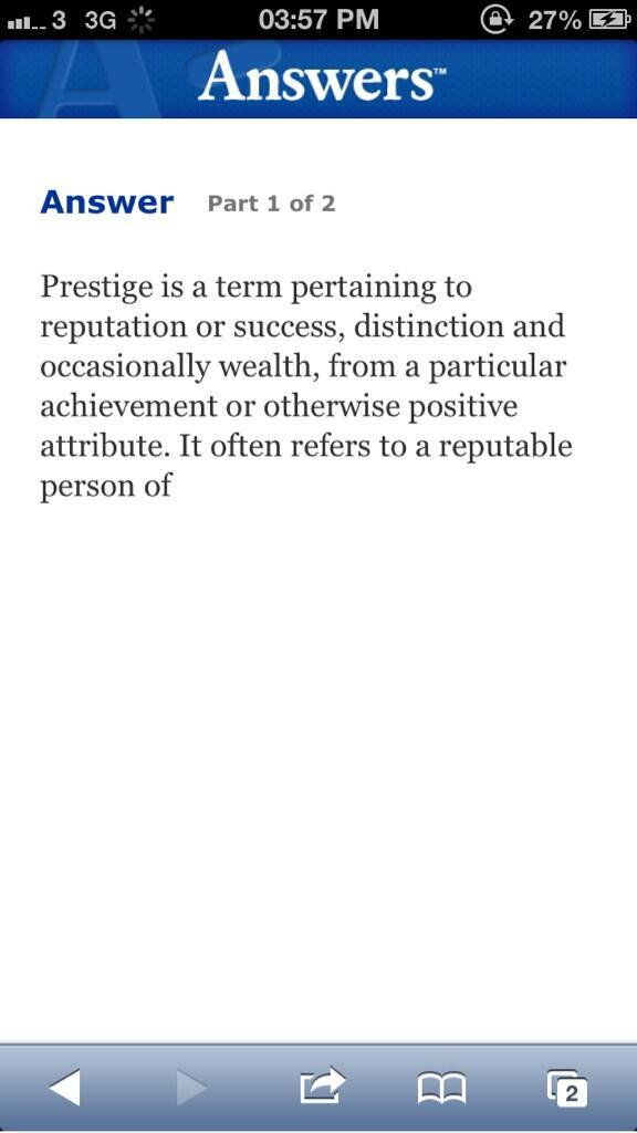 _casandrae's tweet photo. For you Dumb Nigs/Bitches. Prestige has nothing to do with your looks or apperance. http://t.co/E73oe2fCby