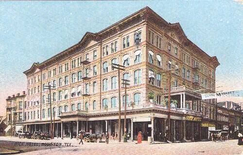 Today in 1887, William Marsh Rice buys the Capitol Hotel, later renaming it the Rice Hotel. <a href="/RiceUniversity/">Rice University</a> <a href="/DowntownHouston/">Downtown Houston</a>