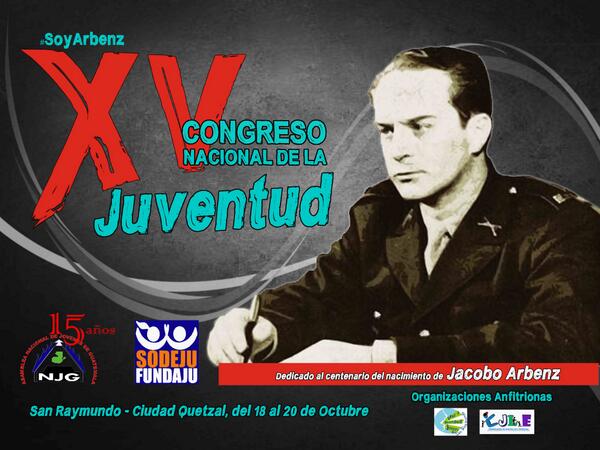 SODEJU1's tweet photo. Estamos cerca del 15 Congreso nacional de la Juventud, #soyarbenz http://t.co/GR23zrifGm