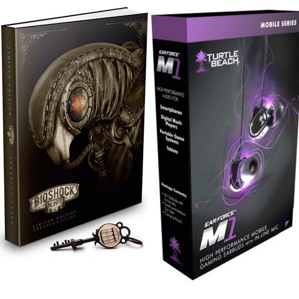 Doc_Gamer's tweet image. RT I'll be giving away @Brady_Games LE #BioShockInfinite @turtlebeach M1s BOTH to a lucky gamer #giveaway