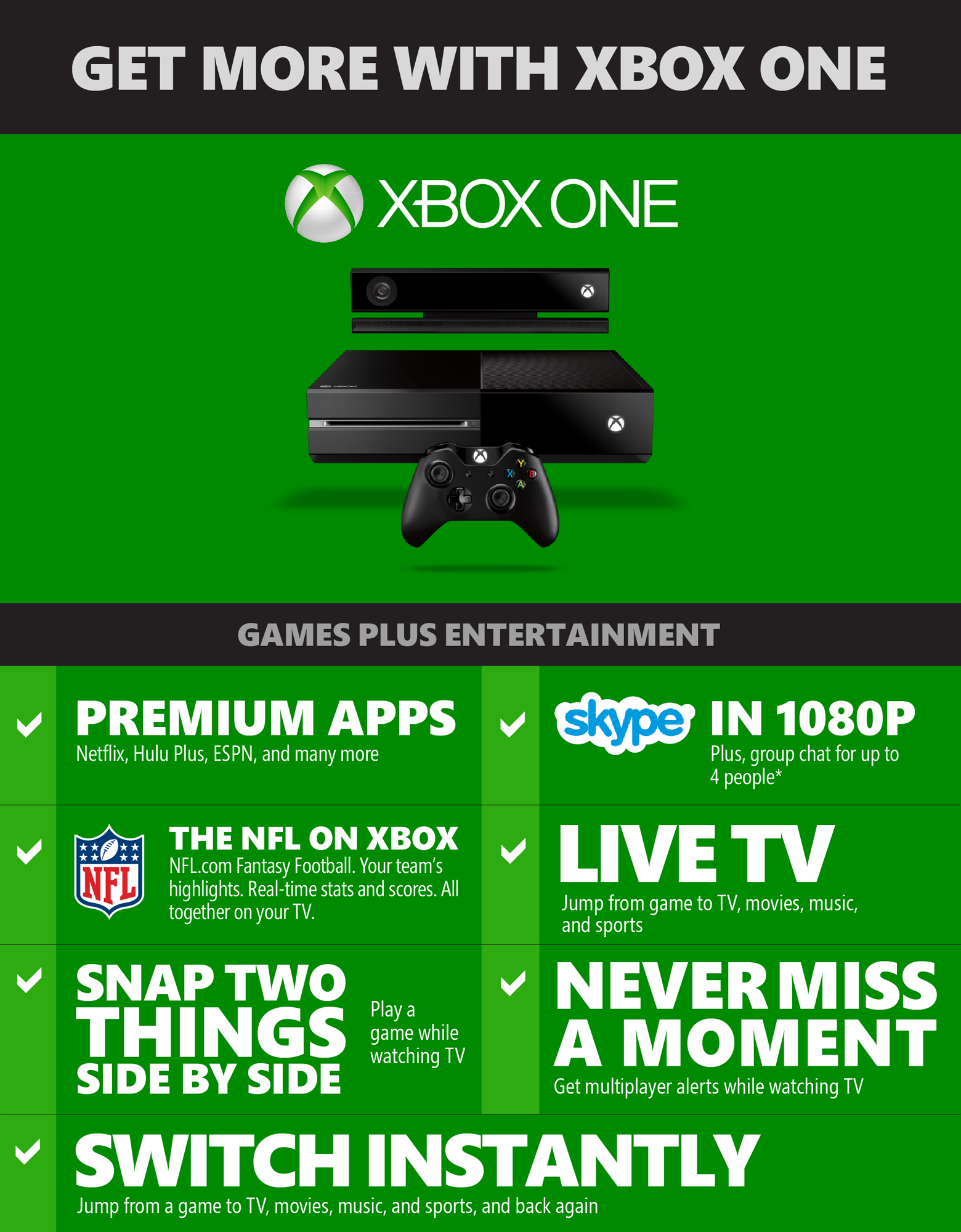 nfl plus on xbox one