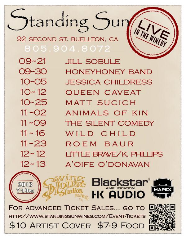 See you in November. RT @SSunChristine: @UncoolRockstar <a href="/ANIMALSofKIN/">ANIMALS of KIN</a>