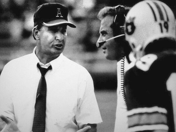 AU_History's tweet photo. Pat Dye, Jack Crowe and Trey Gainous... http://t.co/DrjFJS3oar