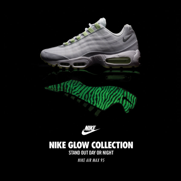 FinishLine's tweet photo. Turn heads day and night in the Nike #GlowPack. See the collection here: http://t.co/PYC6Bil0zZ http://t.co/sTKZI99TpT
