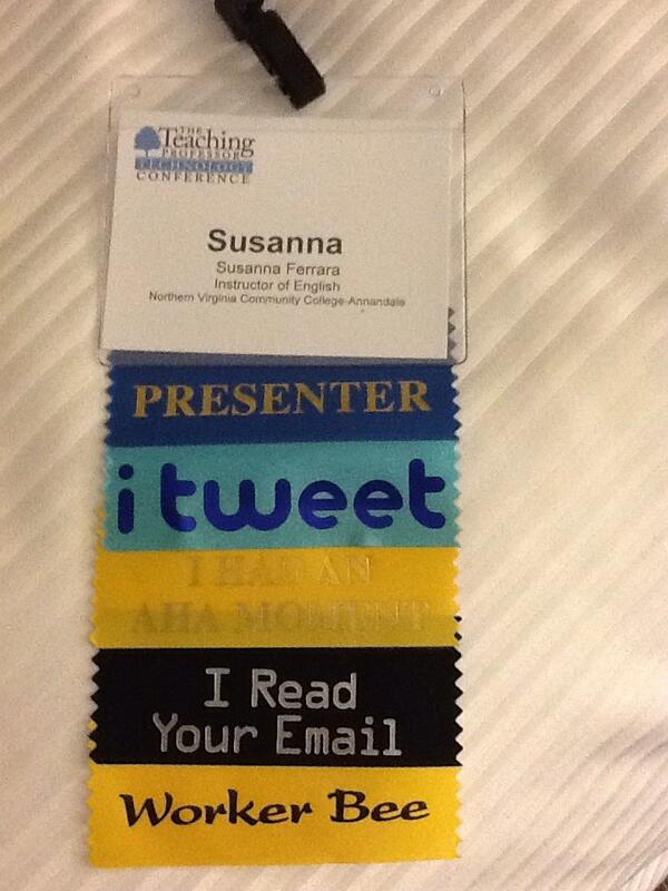 ProfFerrara's tweet image. Badge Bling #TPtech