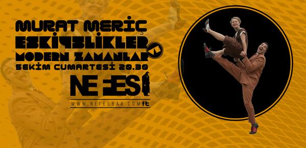 NefesBar's tweet photo. @PopDedik ile Murat Meriç 5 ekim cumartesi 20,30'da @NefesBar SAHNESİNDE! http://t.co/u4ENqQMOj0