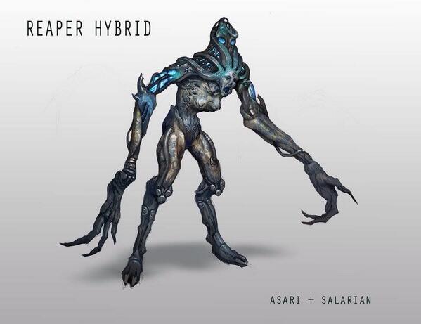 This hurts you: Salarian/Asari Reaper hybrid