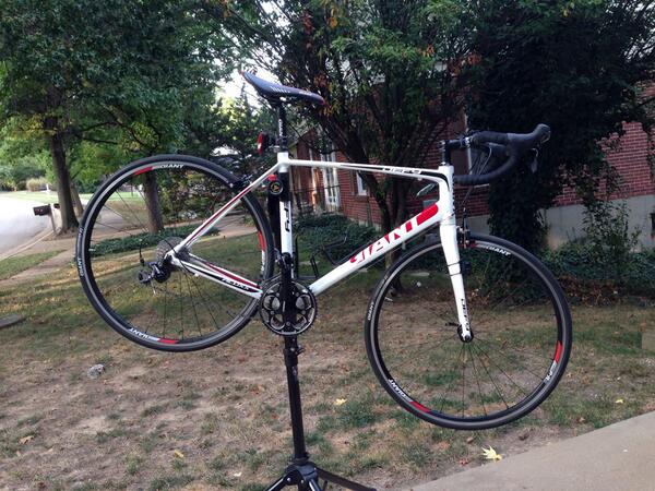 TeamMersine's tweet image. This one-person team is gearing up to help stick it to cancer at #PTC2013 @pedalthecause