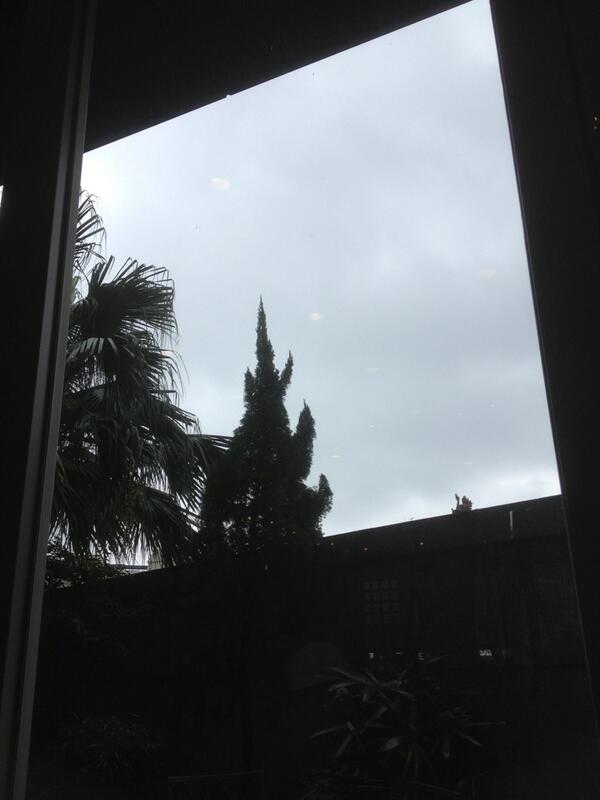 Lets hope typhoon FITOW stays away for a couple more days! #notlookinggood #nowetweathergear #swimingwiththefishes