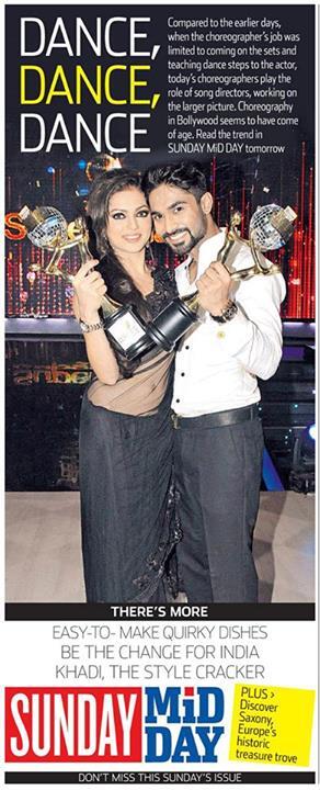 Mid-Day 5th Oct - Dance, Dance, Dance :-) #DrashtiSalman @drashti10 @salmanyusufkhan