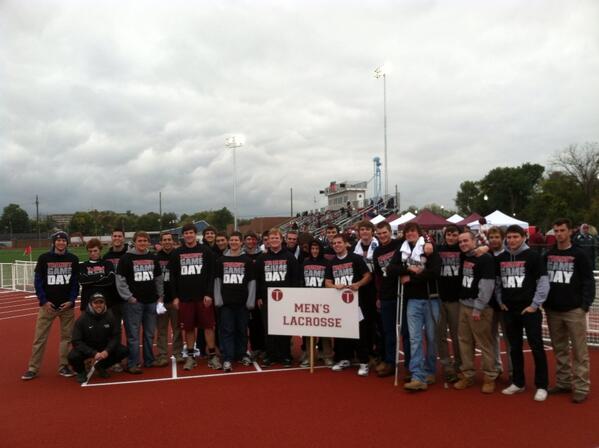2013-14 Transy lacrosse at the opening of our new athletic facility!!