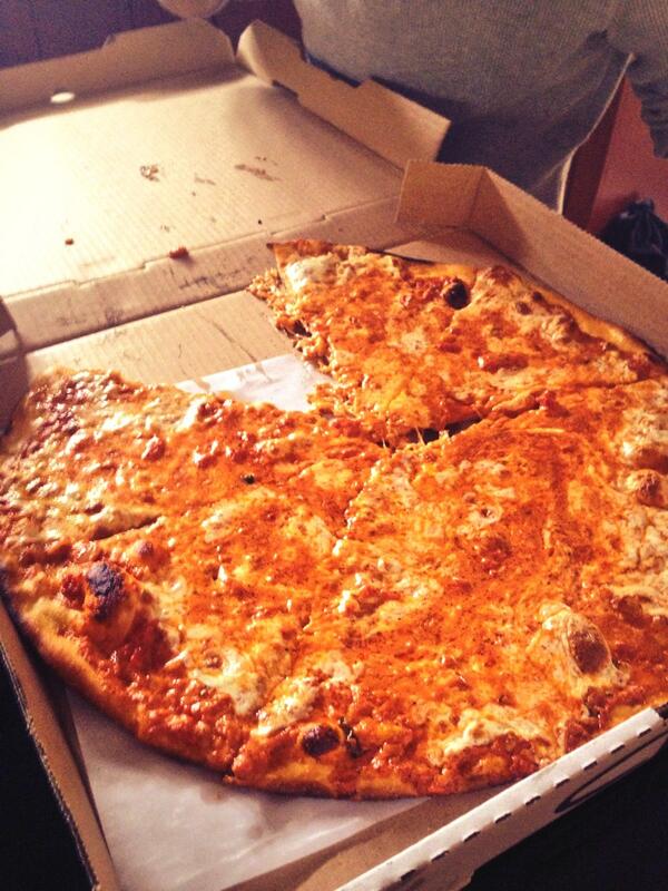 God it's good to be back in New York #pizza #vodkapie #bestintheworld