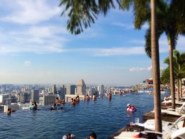 jasonshack's tweet image. Wish I was back here @marinabaysands #singapore #ontopoftheworld
