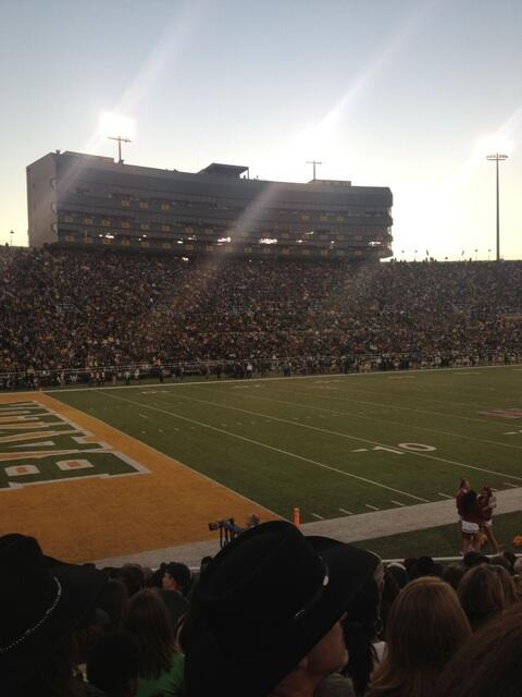 BUFootball's tweet photo. Thanks Ashley &amp; Amy &amp; all fans - GREAT CROWD. RT @watchkeep: Loved being at #BUHC13! RT @TXTrendyChick: #Sicem, baby! http://t.co/8Bifet7Gv8