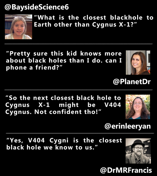 NASAShutdown's tweet photo. And @DrMRFrancis has the wrap on @BaysideScience6's blackhole question! #AskTweeps http://t.co/pWzisFAkCF