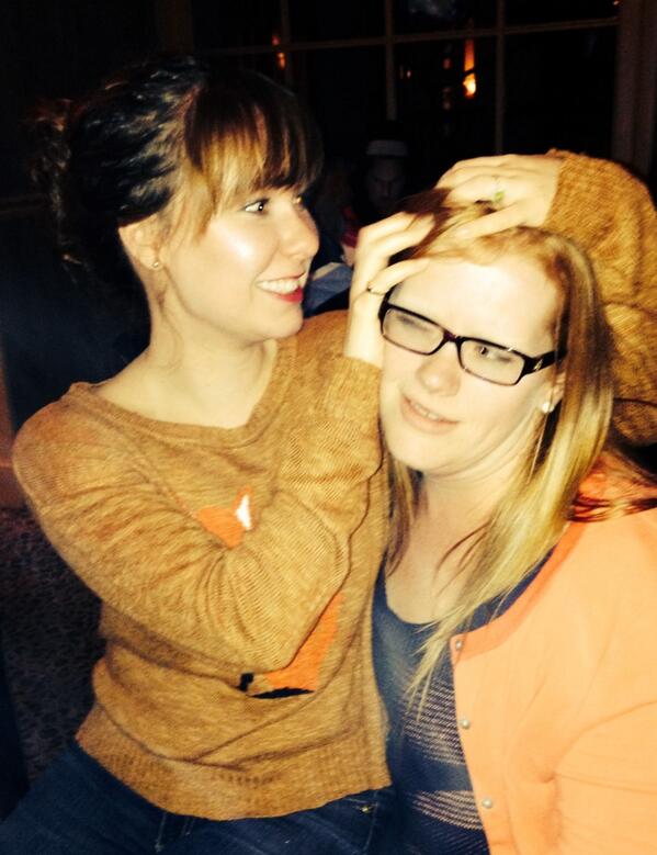 VirginiaGS_08's tweet image. Definitely an accurate view of our friendship #ginger #foxsweater #annoying