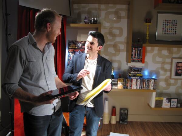David Tiernan (@davetiernan) on Twitter photo Here's me trying to direct the Bruce Willis of the small screen <a href="/Gordon_Hayden/">Gordon Hayden</a> for our new show @TheENTBuzz Here's me trying to direct the Bruce Willis of the small screen <a href="/Gordon_Hayden/">Gordon Hayden</a> for our new show @TheENTBuzz