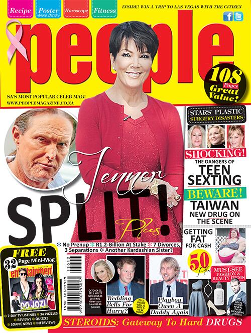 People_SA's tweet image. What do you think of our new #Peoplecover with @KrisJenner on the cover? #Issue43