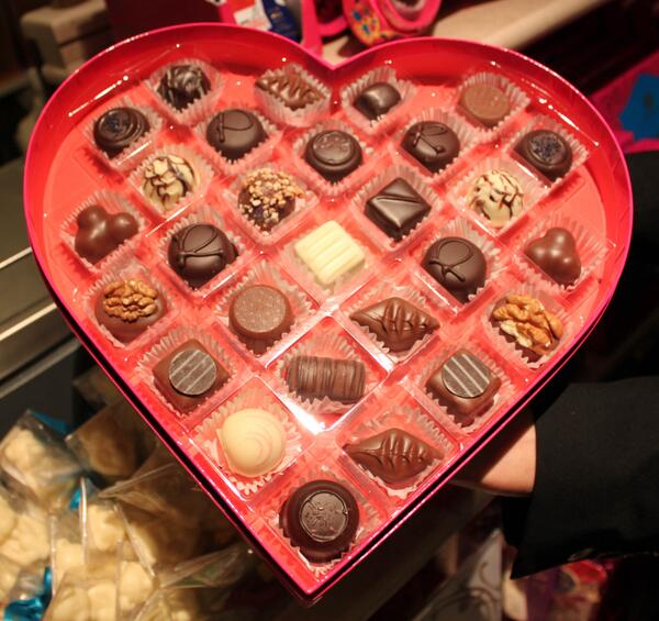 Harrods's tweet photo. We think you might 'heart' these @Prestat chocolates as much as we do... #ChocolateWeek http://t.co/ZKORPDiNr9