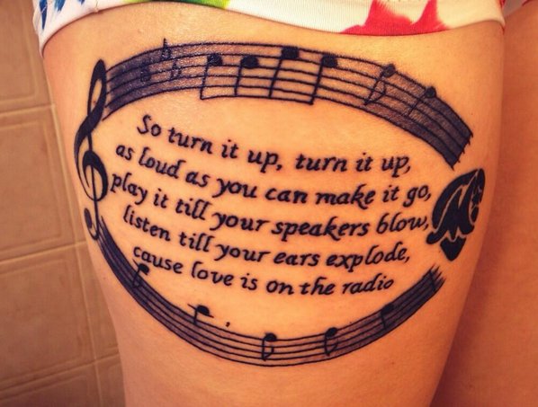with you forever stick lyrics Radio On nutter tattoo already! Is a You Someone Love stick! got The
