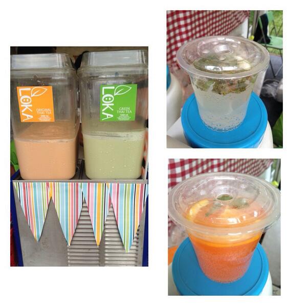 SILAlicious's tweet photo. available at SILAcious booth#29B @kickfest : green &amp; original thaitea @LOKAliving , mojito &amp; fruitpunch only 10K http://t.co/iWnI7LqgBw