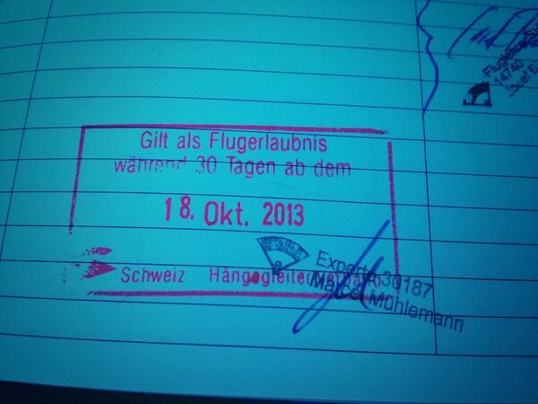 Finally!! Successfully passed the pracital paragliding exam!