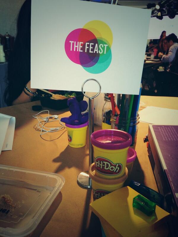 At the <a href="/feastongood/">The Feast</a> conference getting excited for <a href="/debbiebere/">Dr. Deborah Berebichez</a> and Graciela from <a href="/arrive_app/">Arrive App</a> to speak!