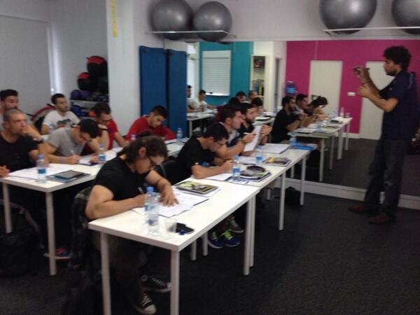 Los alumnos de lleno en el Simposio NSCA-CPT