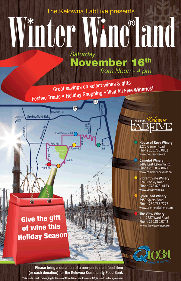 TheViewWinery's tweet photo. Trick or Treat?  HO HO HO!!!  Save the date... http://t.co/5SJPXPR6At
