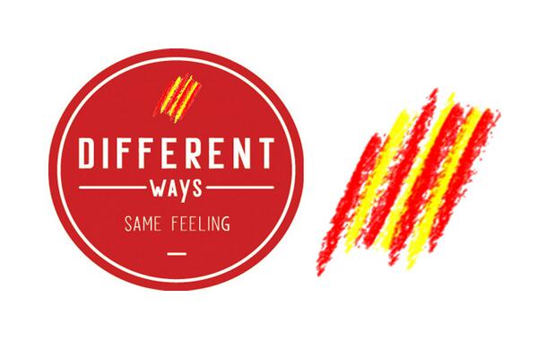 Dft_waysSameFee's tweet photo. Send us a video/photo showing your feeling about the situation of Catalonia to differentwaysthesamefeeling@gmail.com http://t.co/W41Vkb1I1n