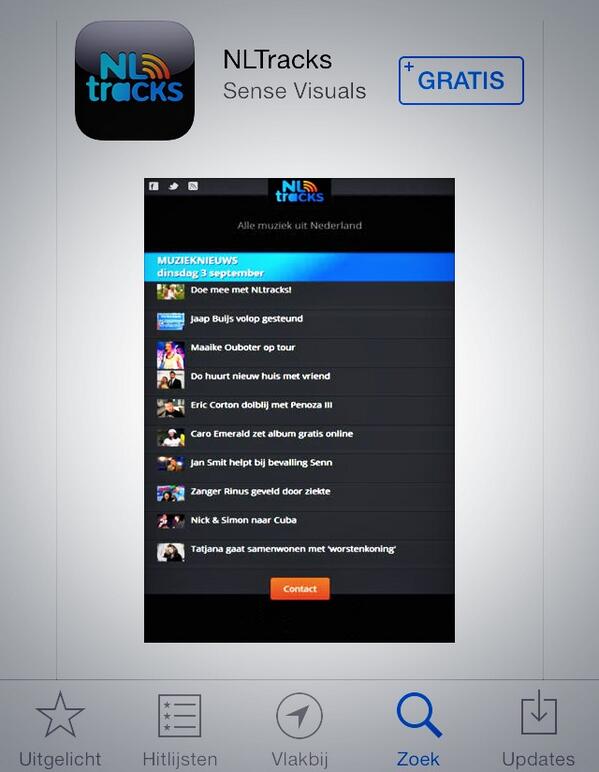 quincytroeno's tweet photo. Wat vet: een officiële @NLtracks-app :D http://t.co/jq9TpdRF29
