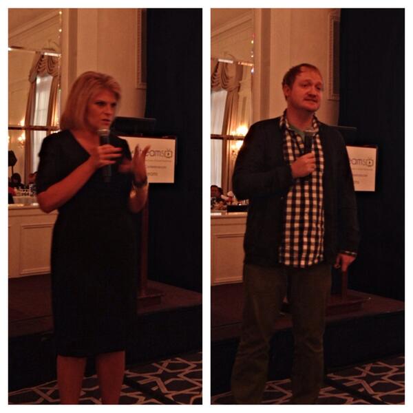 SheStreams's tweet image. We're having a blast here at #SheStreams! @toryjohnson and @thebradmontague were amazing!