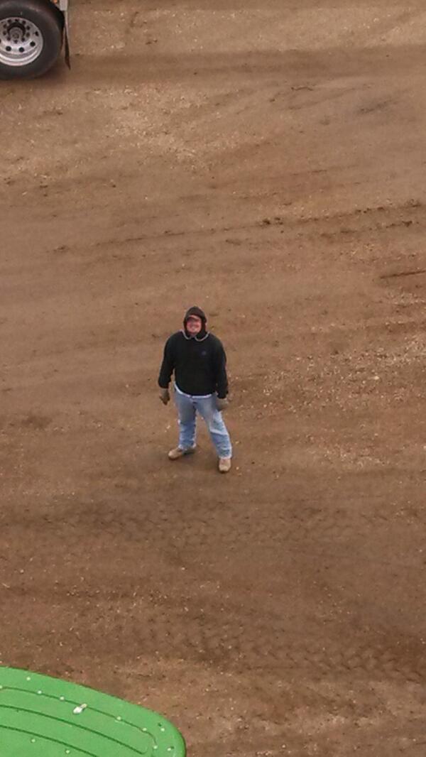 Andrew hard at it #super trucker