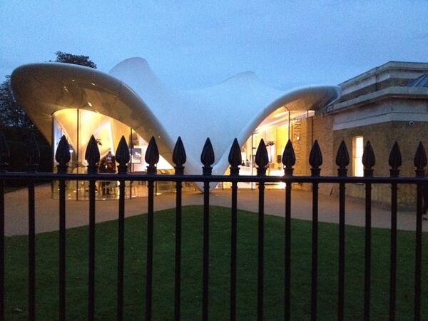 DLDConference's tweet image. last preps before the @SerpentineUK #89Plus marathon kicks off at 7pm at the brand new Sackler Gallery #dld13