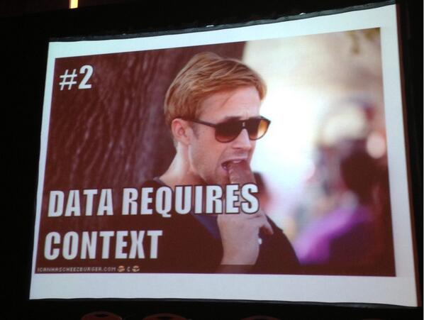 sdkstl's tweet image. So far @fivethirtyeight has worked in a cat on a keyboard &amp;amp; Ryan Gosling. Knows his audience. #funwithstats #ONA13