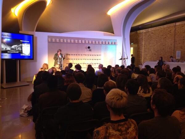 DLDConference's tweet image. @steffidld "One advise to you all: find a friend like a @HUObrist" #89plus #dld13