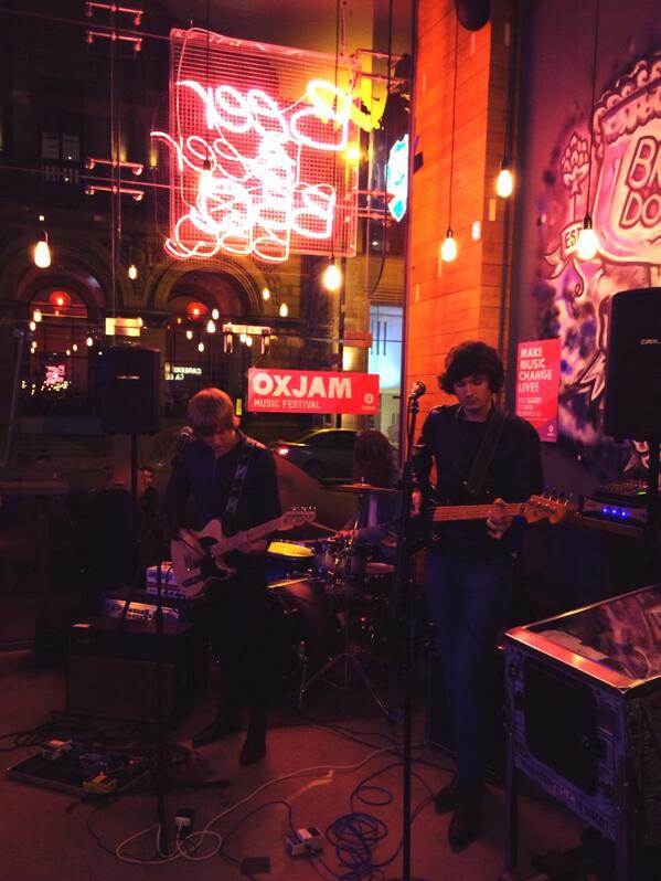 stuartlogan's tweet photo. Just watching @TheScandalLeeds in @BrewDogMancs http://t.co/FWJbcktxex