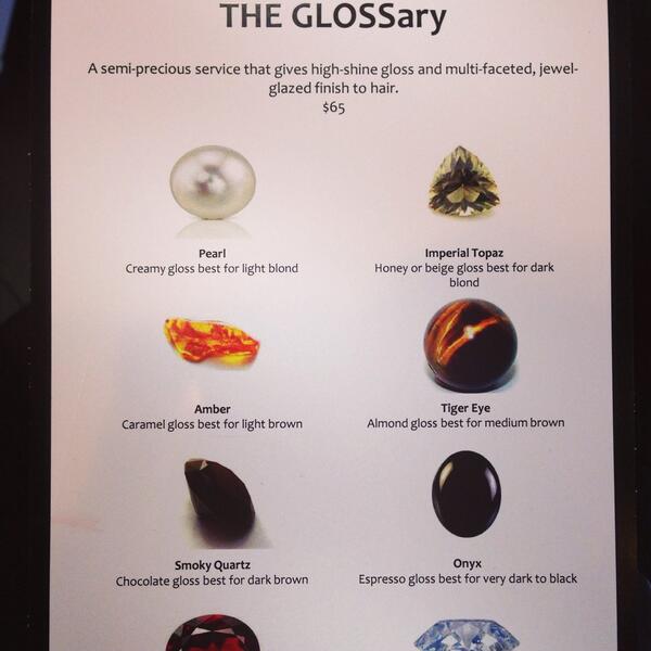 ningknowsbest's tweet image. Getting my gloss on today @theprivateroomBH. Should I go Tiger Eye or Smoky Quartz? #THEGLOSSary