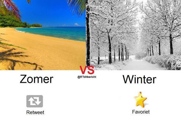 Zomer vs Winter!
