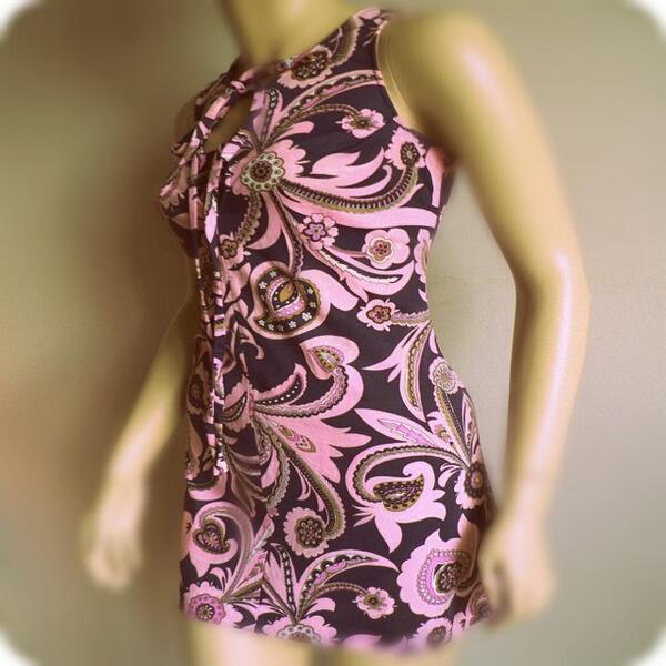 #vintage #dress #60's #retro #paisley #hippy #boho #party #bohemian #forsale